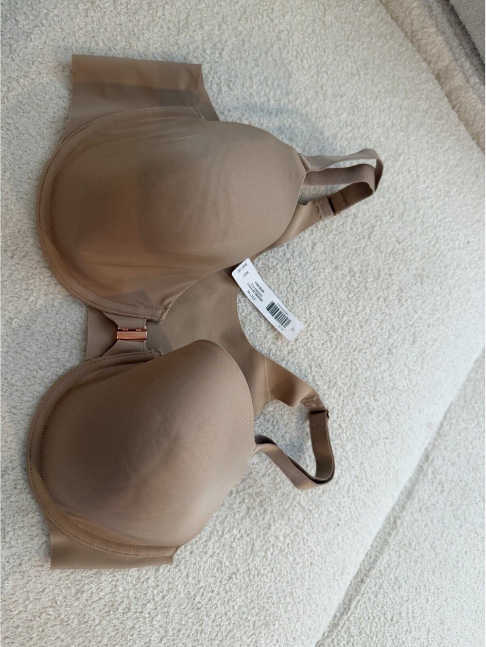 Soma Vanishing 360 Perfect Coverage Bra 36D Warm Amber Nude NWT $60